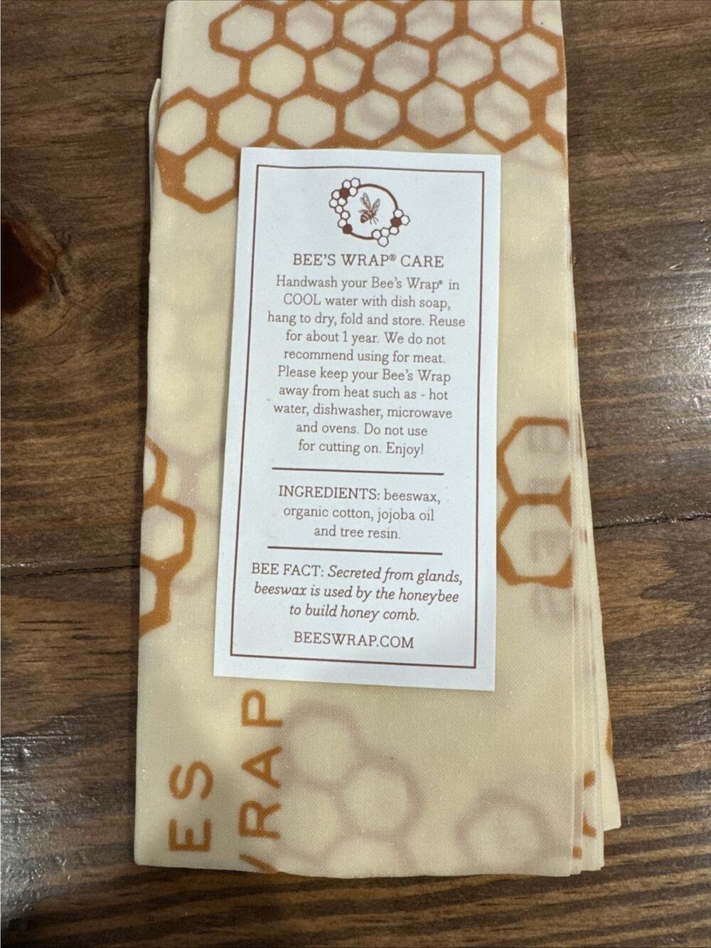 Bee'S Wrap Reusable Beeswax Food Wraps Made in the USA, Eco Friendly Beeswax, Su